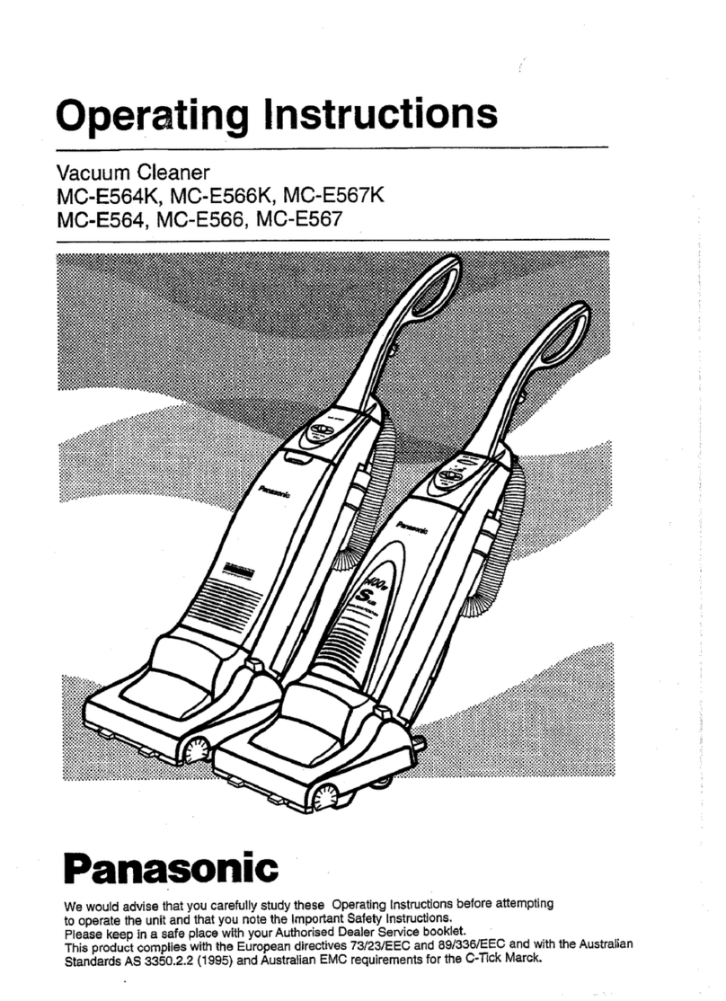 Panasonic MC-E564K User manual