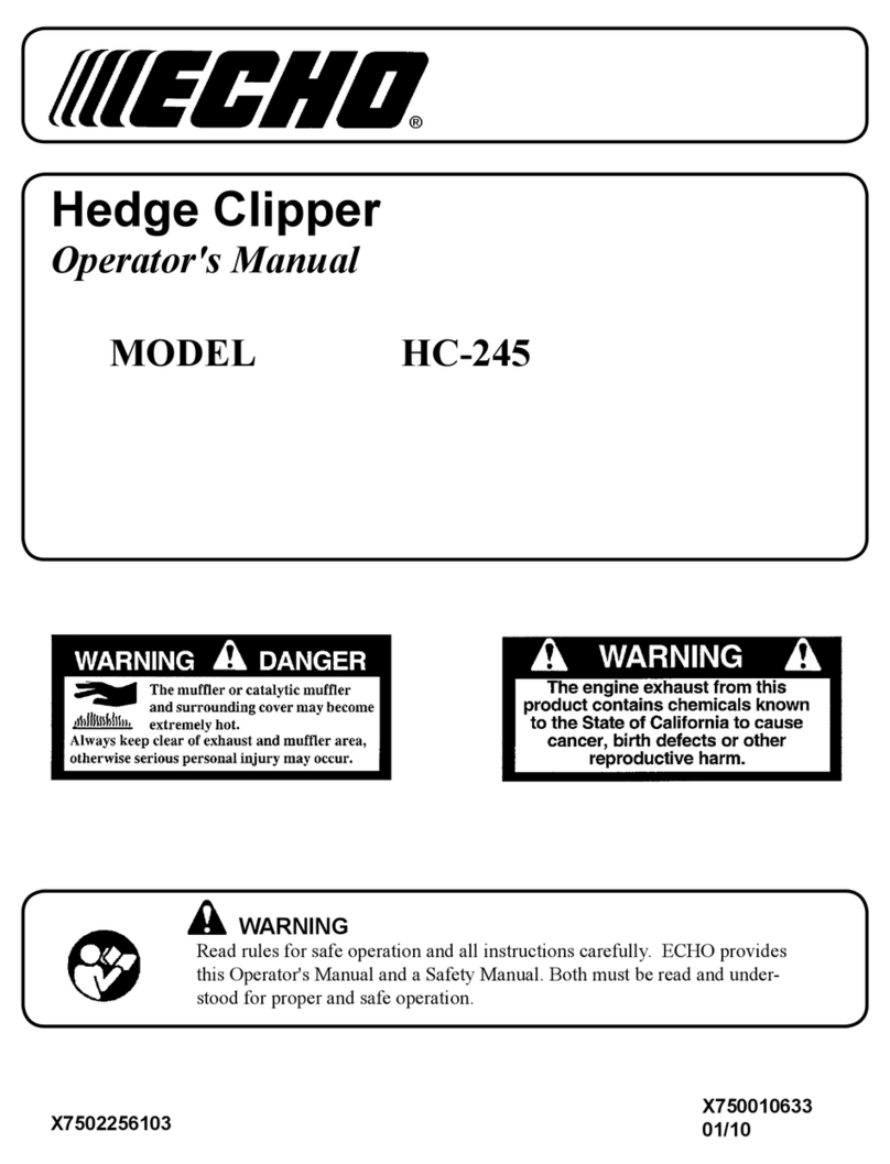 Echo HC-245 User manual