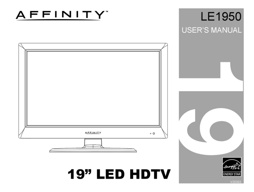 Affinity LE1950 User manual Affinity LE1950 User manual