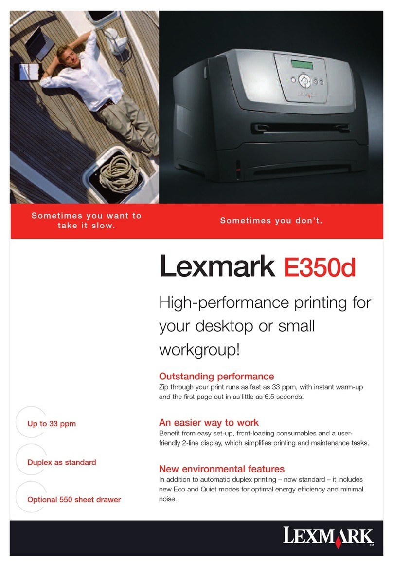 Lexmark E350d User manual