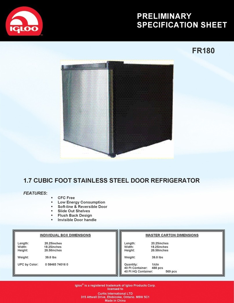 Igloo FR180 User manual