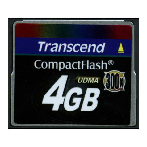 Transcend CompactFlash User manual