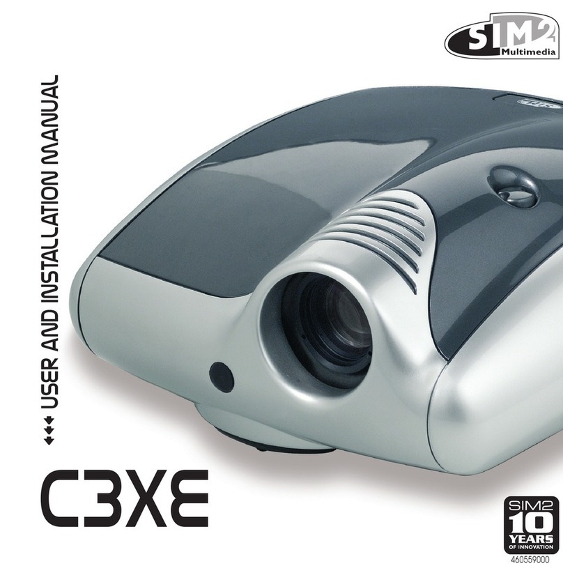 Sim2 C3XE Operating manual