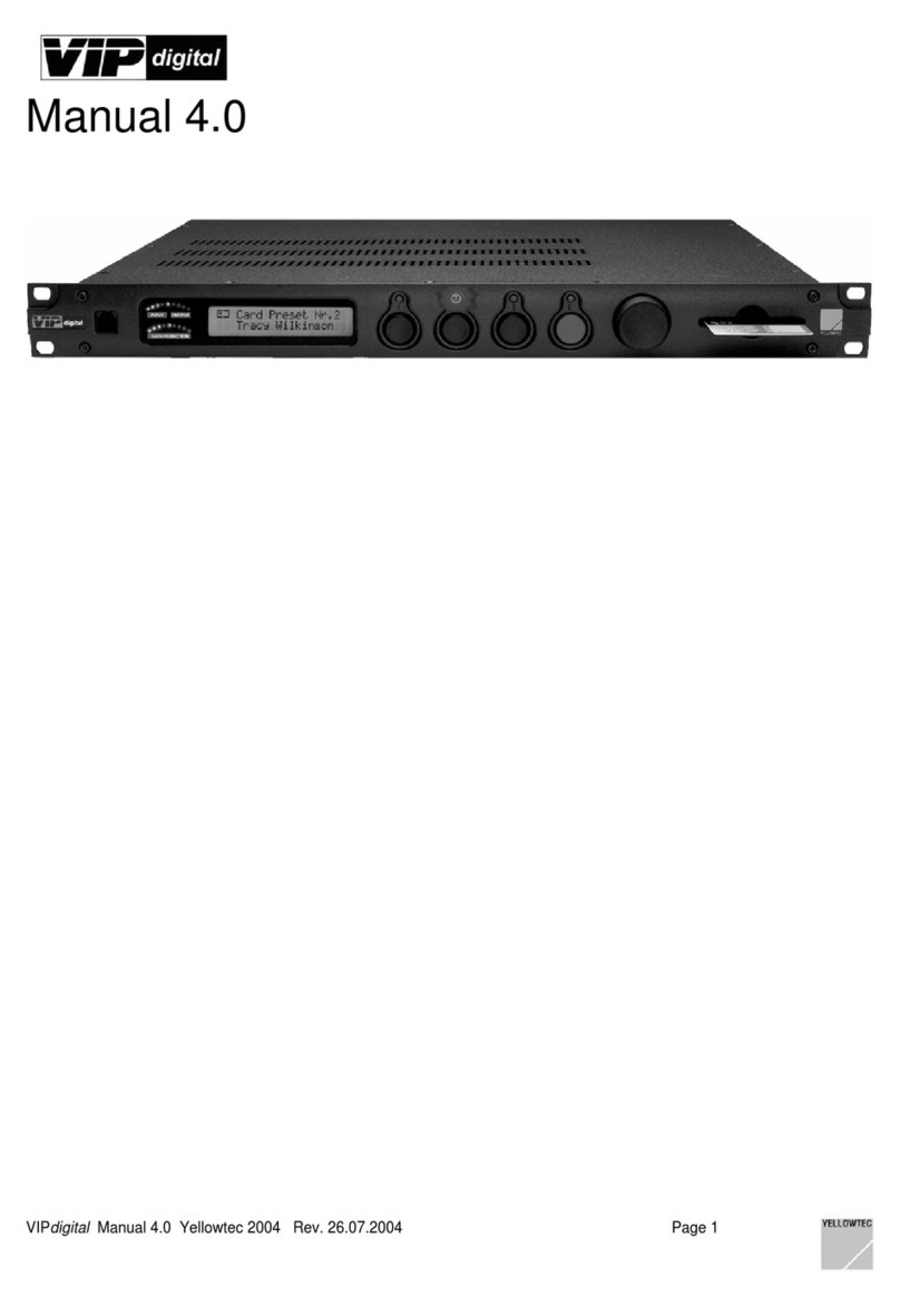Yellowtec Digital Voice Processor User manual