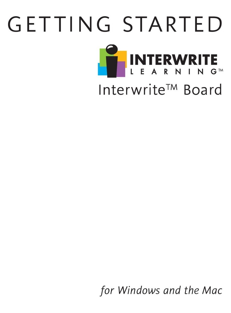 Interwrite Learning Interwrite Board User manual