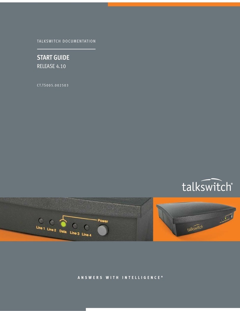Talkswitch switch Guide