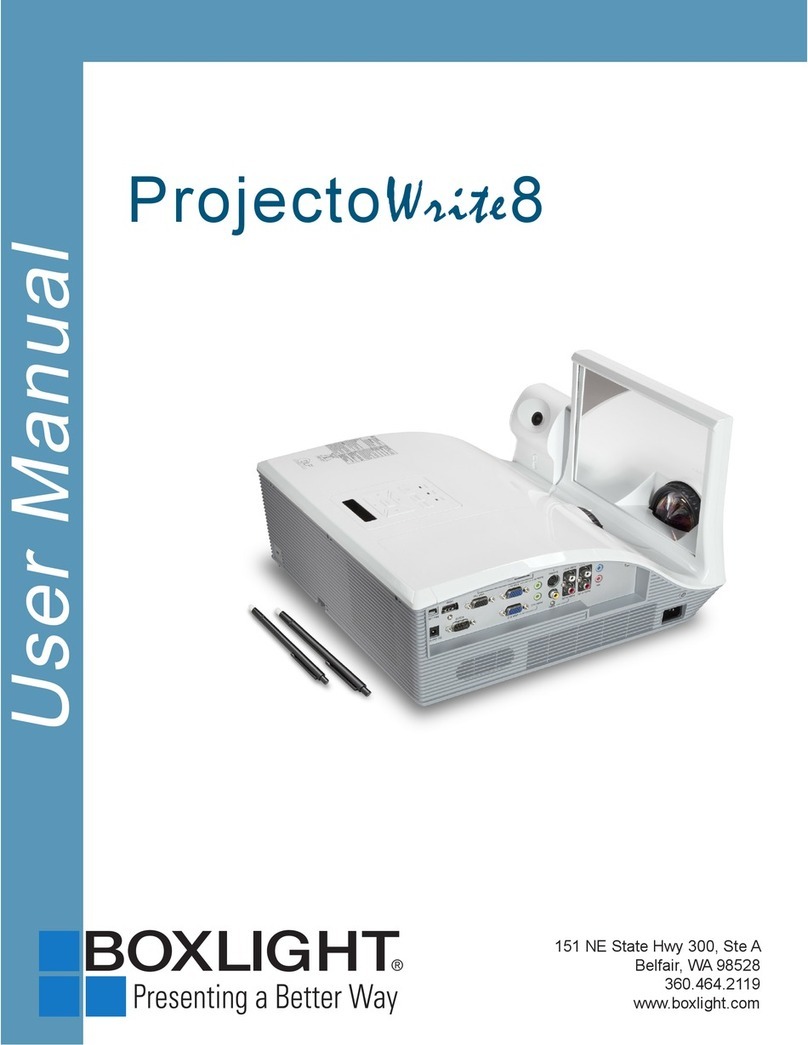 BOXLIGHT Projecto Write8 User manual
