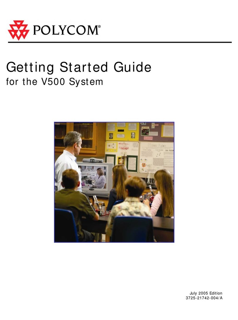 Polycom V500 User manual