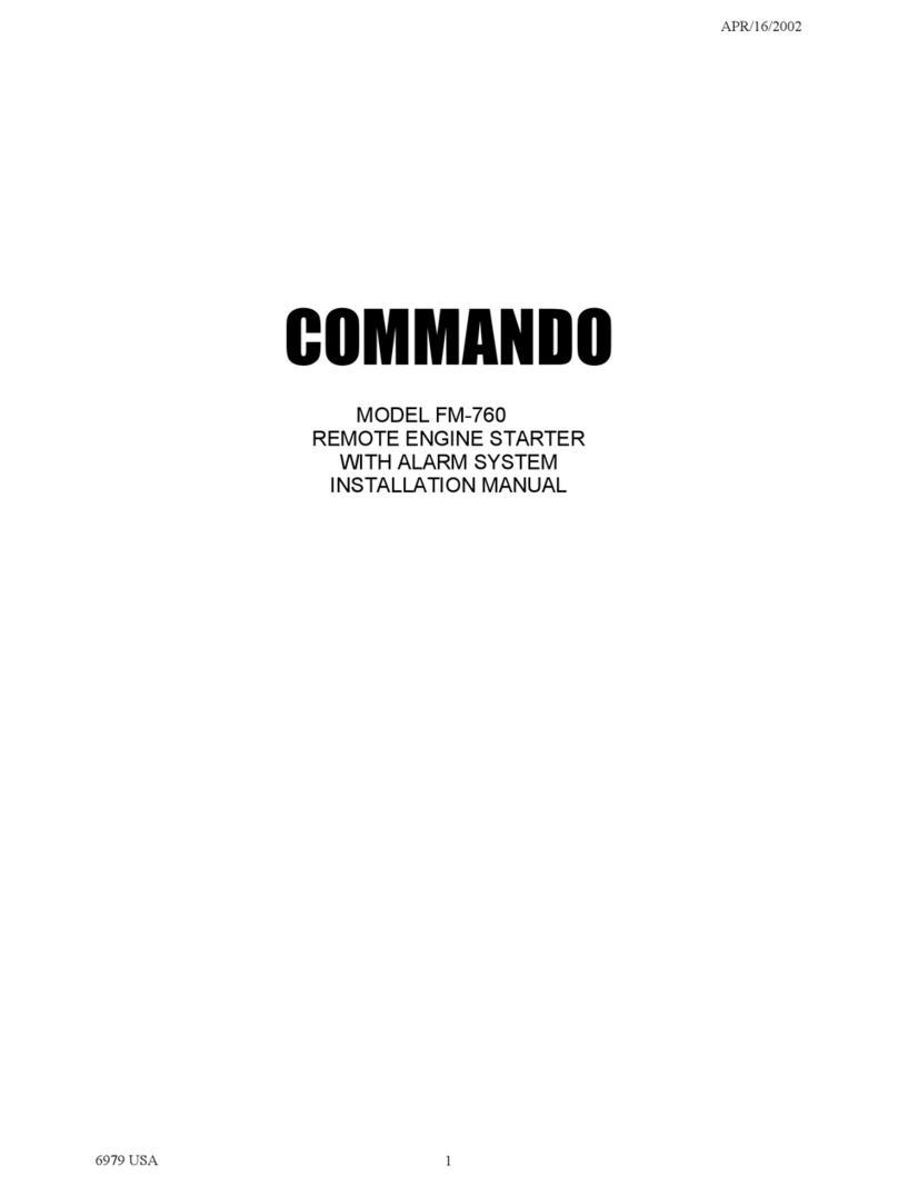 Commando FM-760 User manual