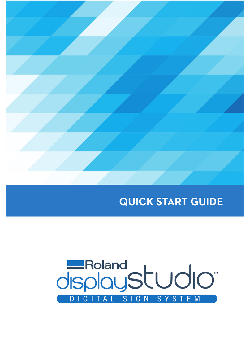 Roland DisplayStudio User manual