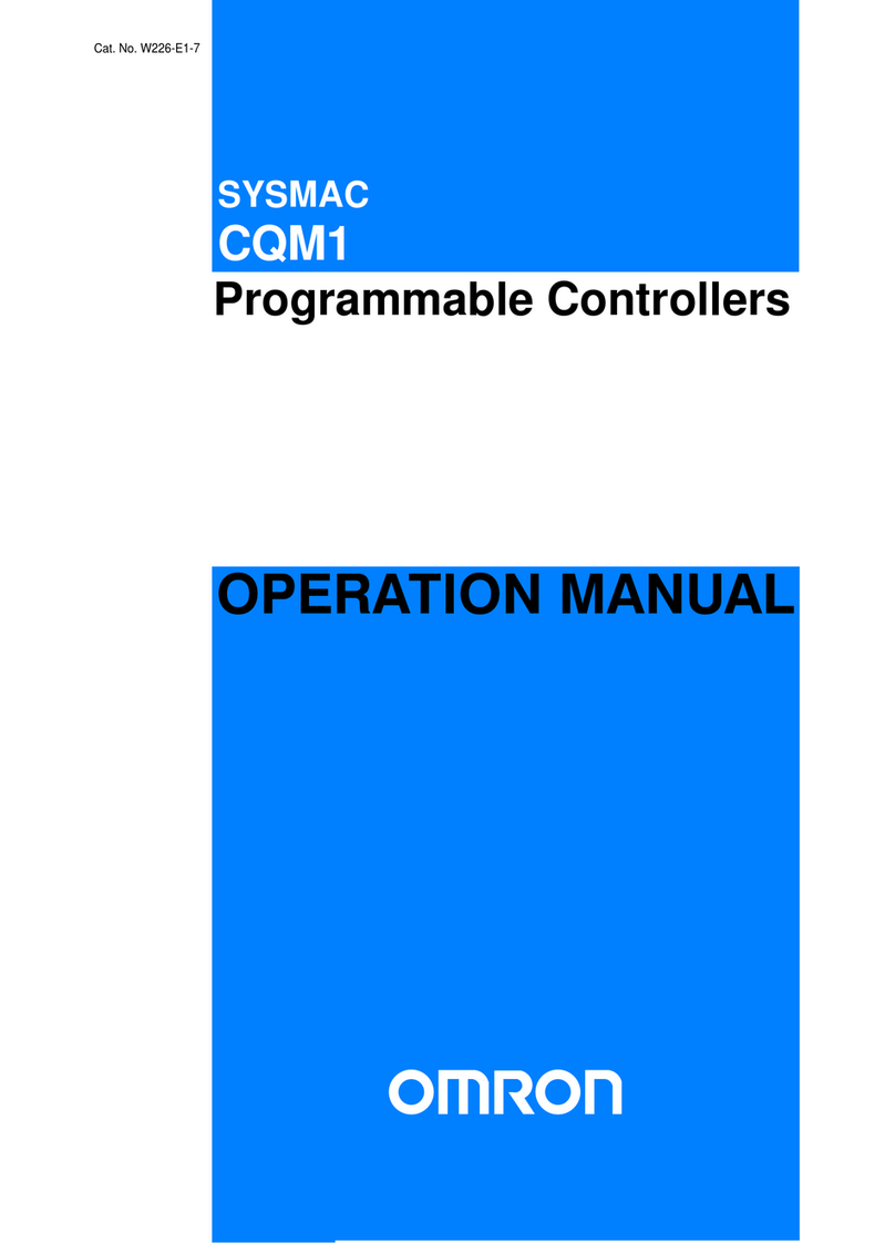 Sysmac CQM1 User manual Sysmac CQM1 User manual