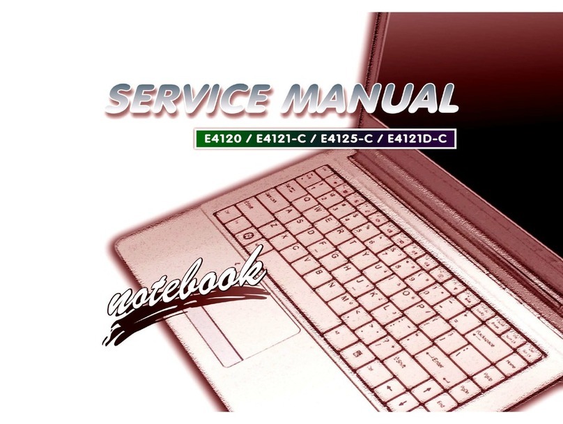 Clevo E4120 User manual