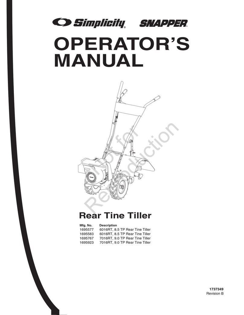 Simplicity Snapper User manual