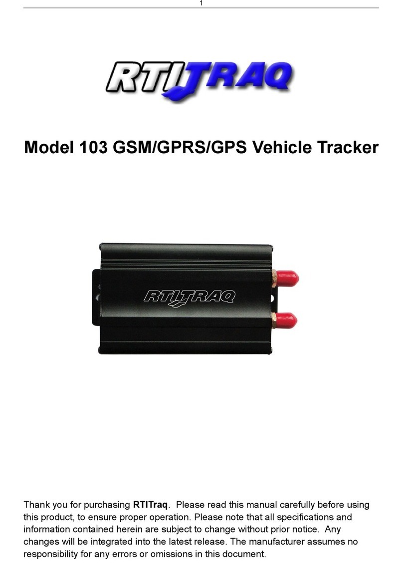 RTITraq 103 User manual