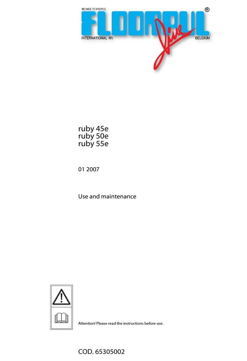 Floorpul ruby 45e User guide