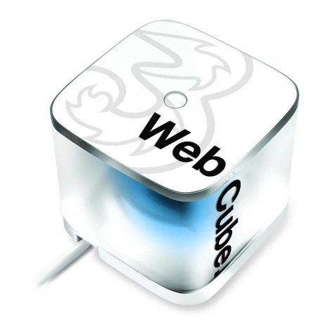 Three Web Cube User manual
