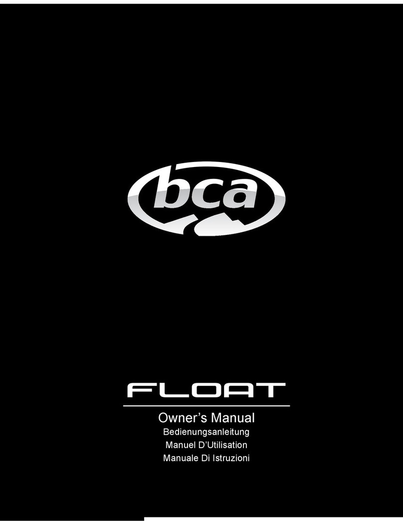 bca FLOAT User manual