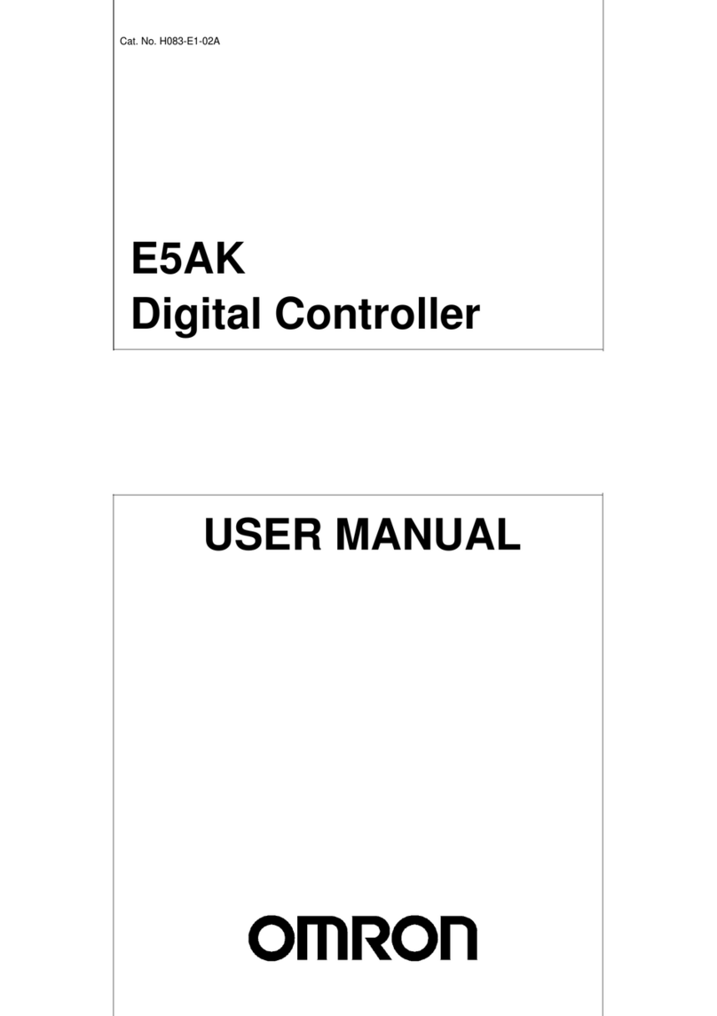 Omron E5AK User manual