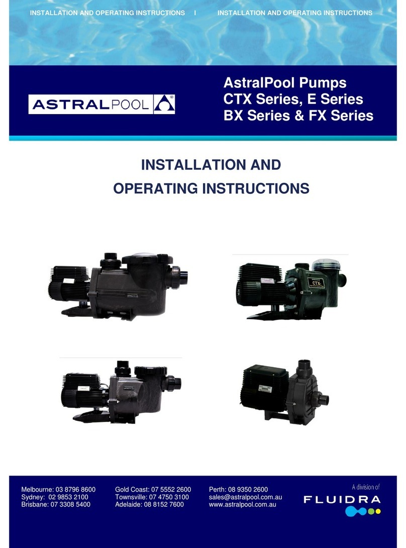Astral Pool CTX Series User manual