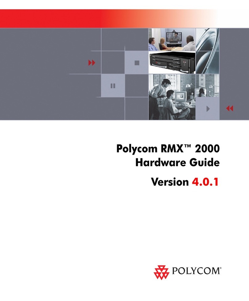 Polycom RMX 2000 Installation instructions Polycom RMX 2000 Installation instructions