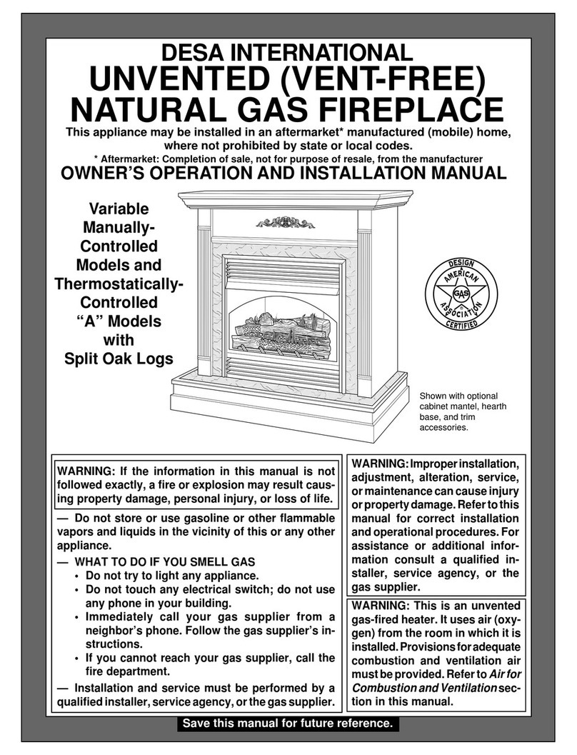 Desa Variable Manually-Controlled Models Quick start guide
