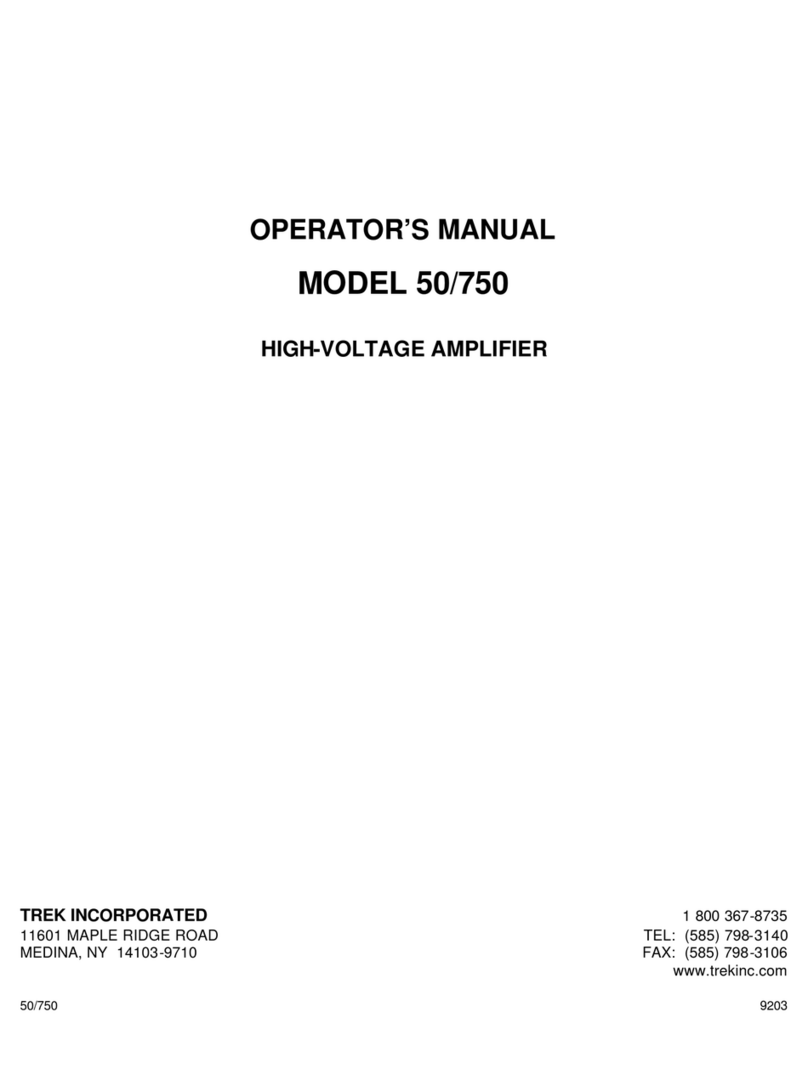 Trek 50 User manual