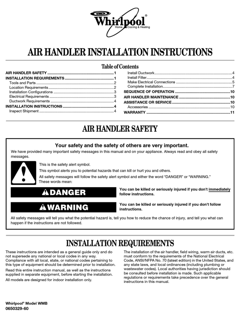 Whirlpool WMB User manual