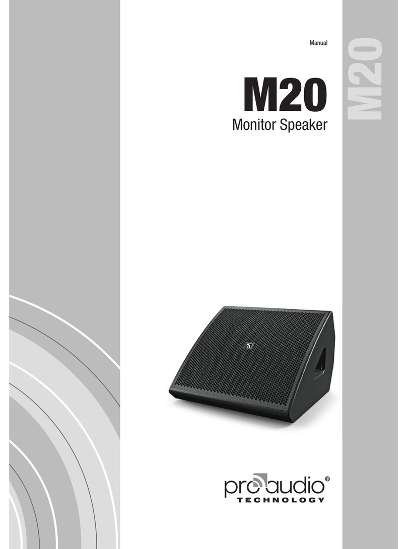 ProAudio M20 User manual