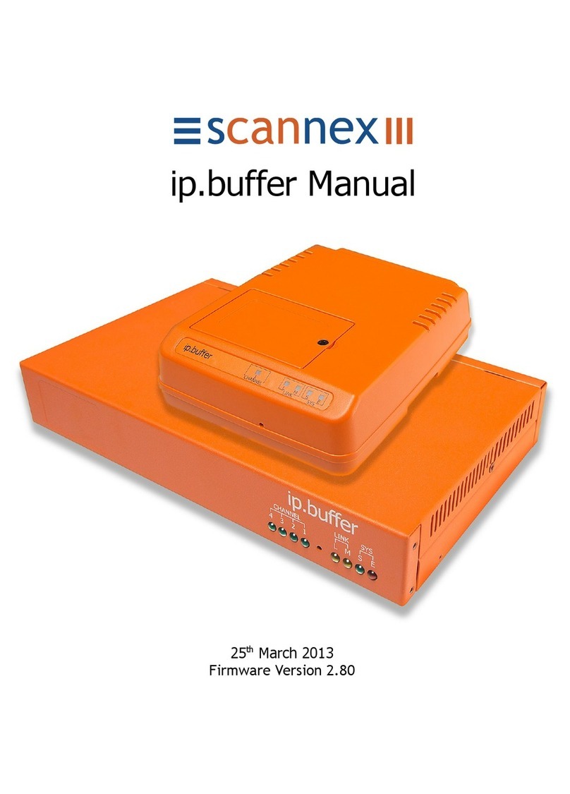 Scannex ip.buffer User manual