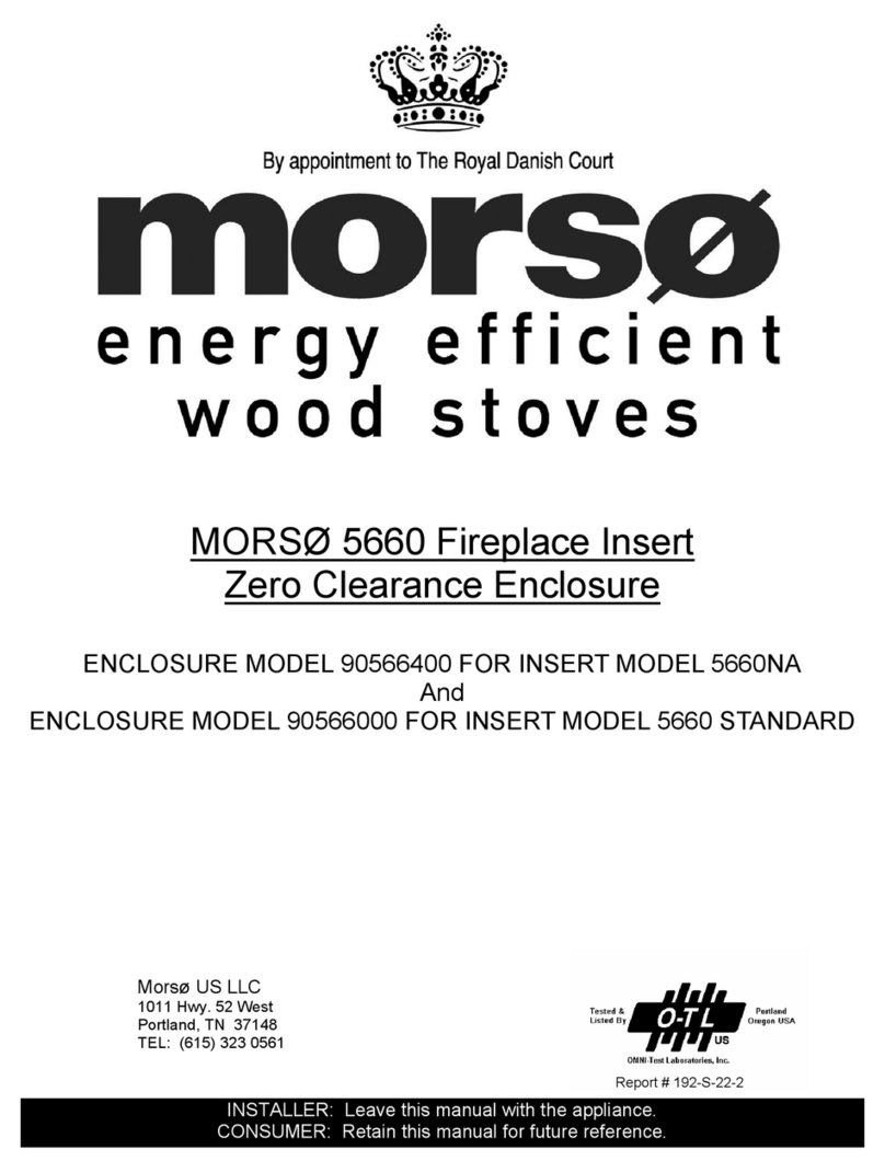 Morso 5660 Standard Insert User manual
