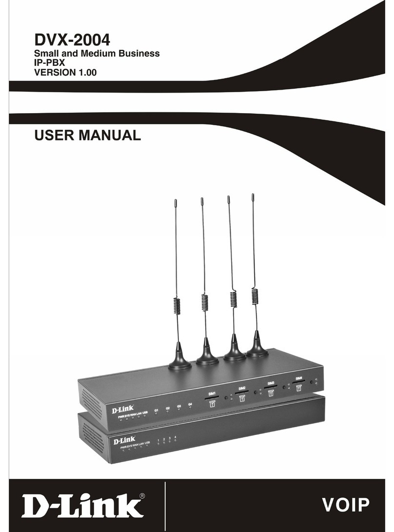 D-Link DVX-2004 User manual
