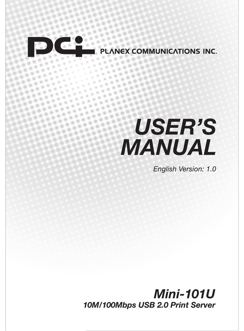 Planex Mini-101U User manual