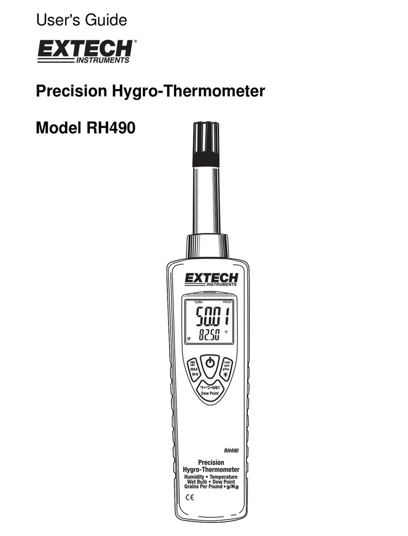 Extech Instruments RH490 User manual