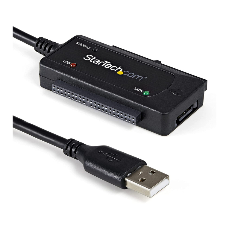 StarTech.com USB2SATAIDE User manual