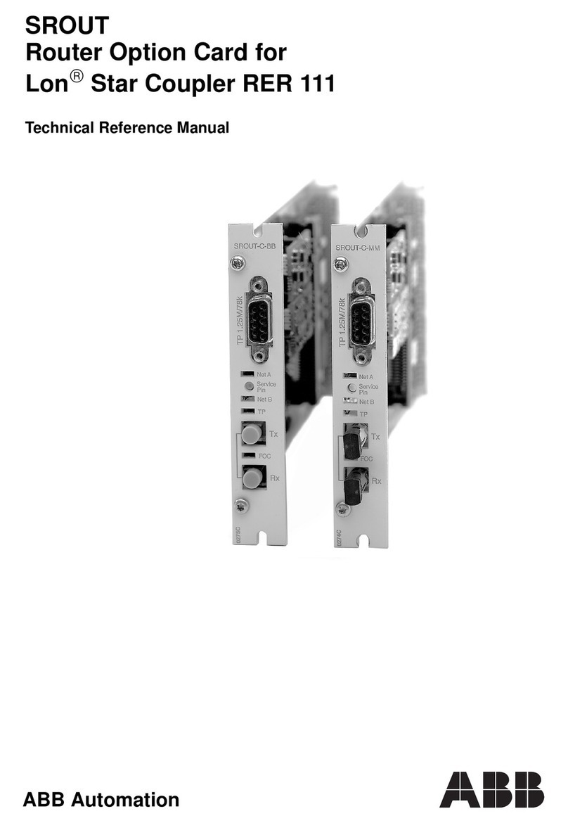 ABB SROUT Product manual