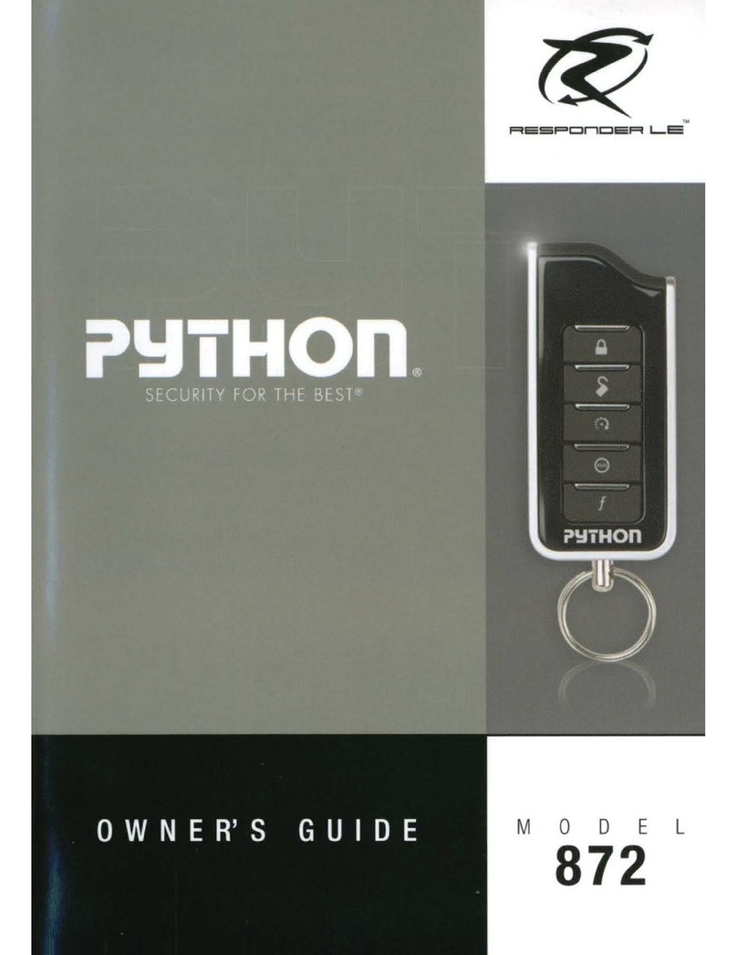 Python 872 User manual