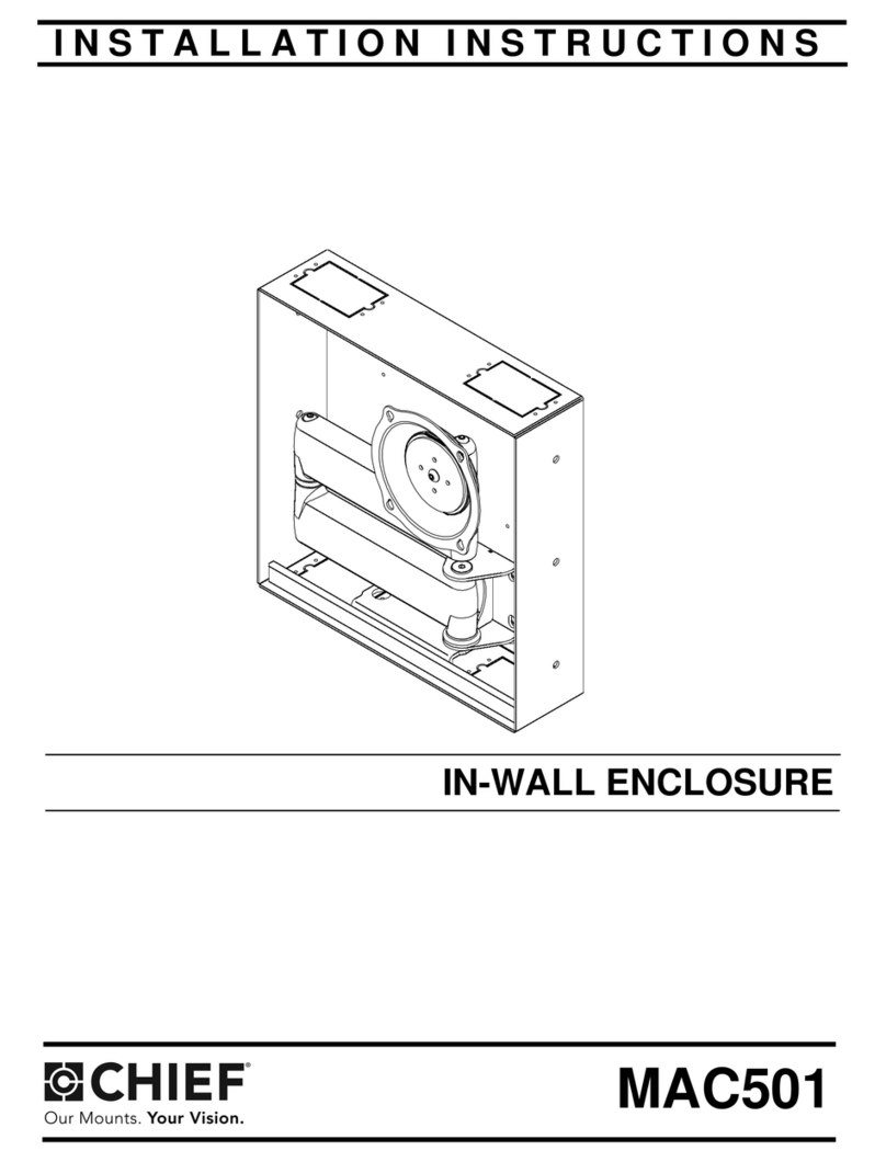 CHIEF MAC501 User manual