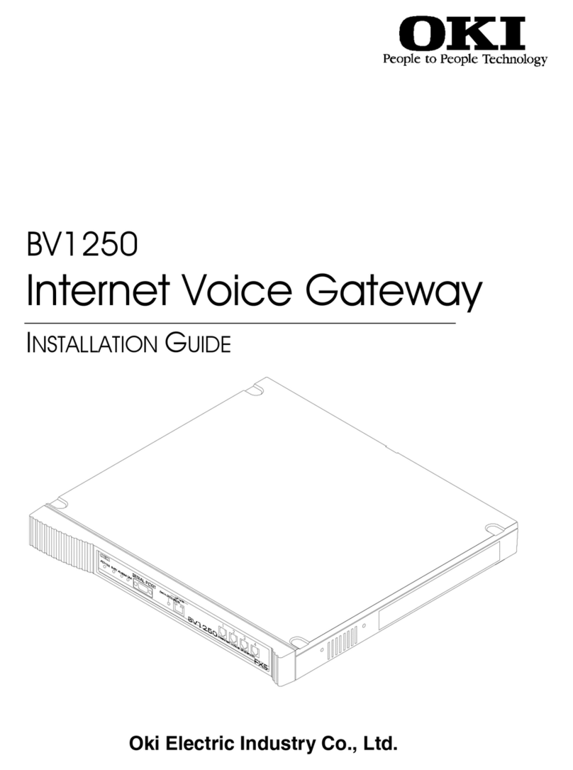 Oki BV1250 User manual