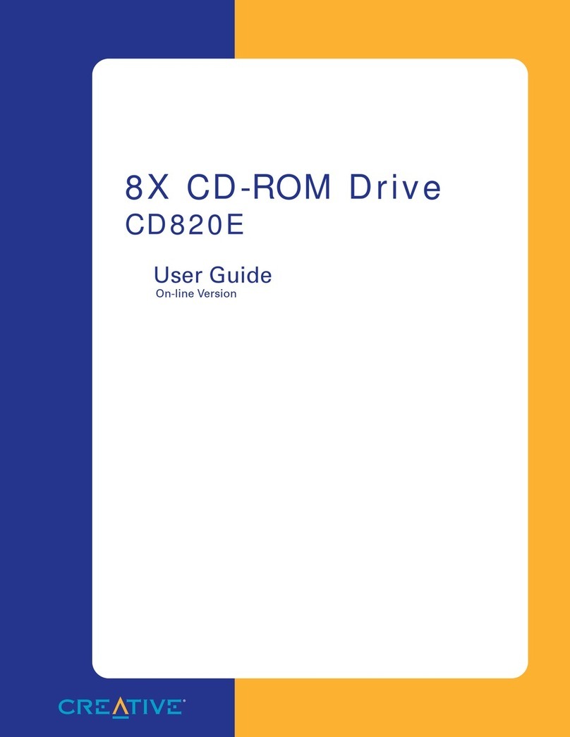 Creative CD820E User manual