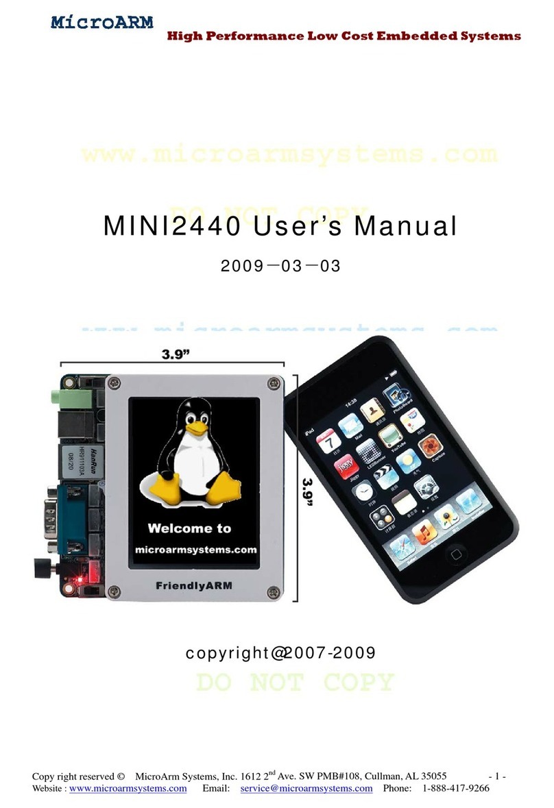 MicroArm MINI2440 User manual