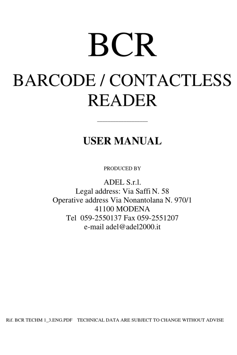 Adel BCR User manual Adel BCR User manual