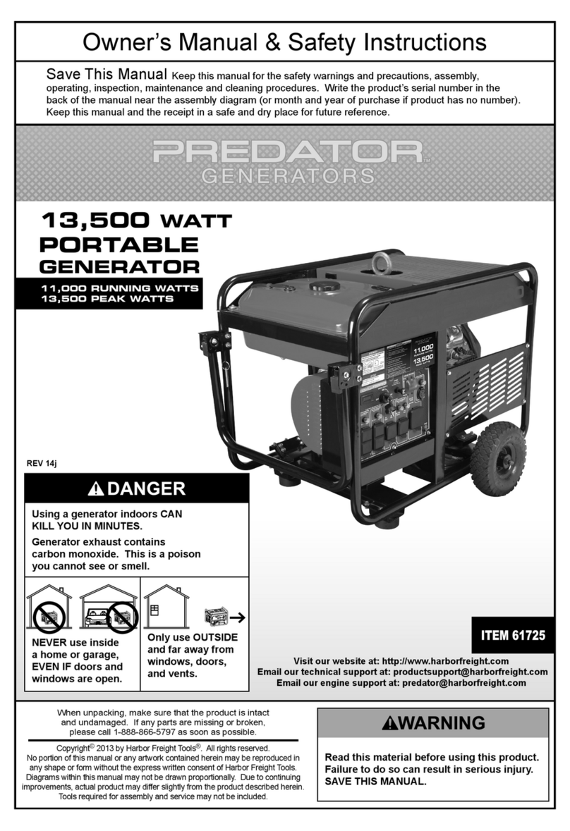Predator 61725 Assembly instructions