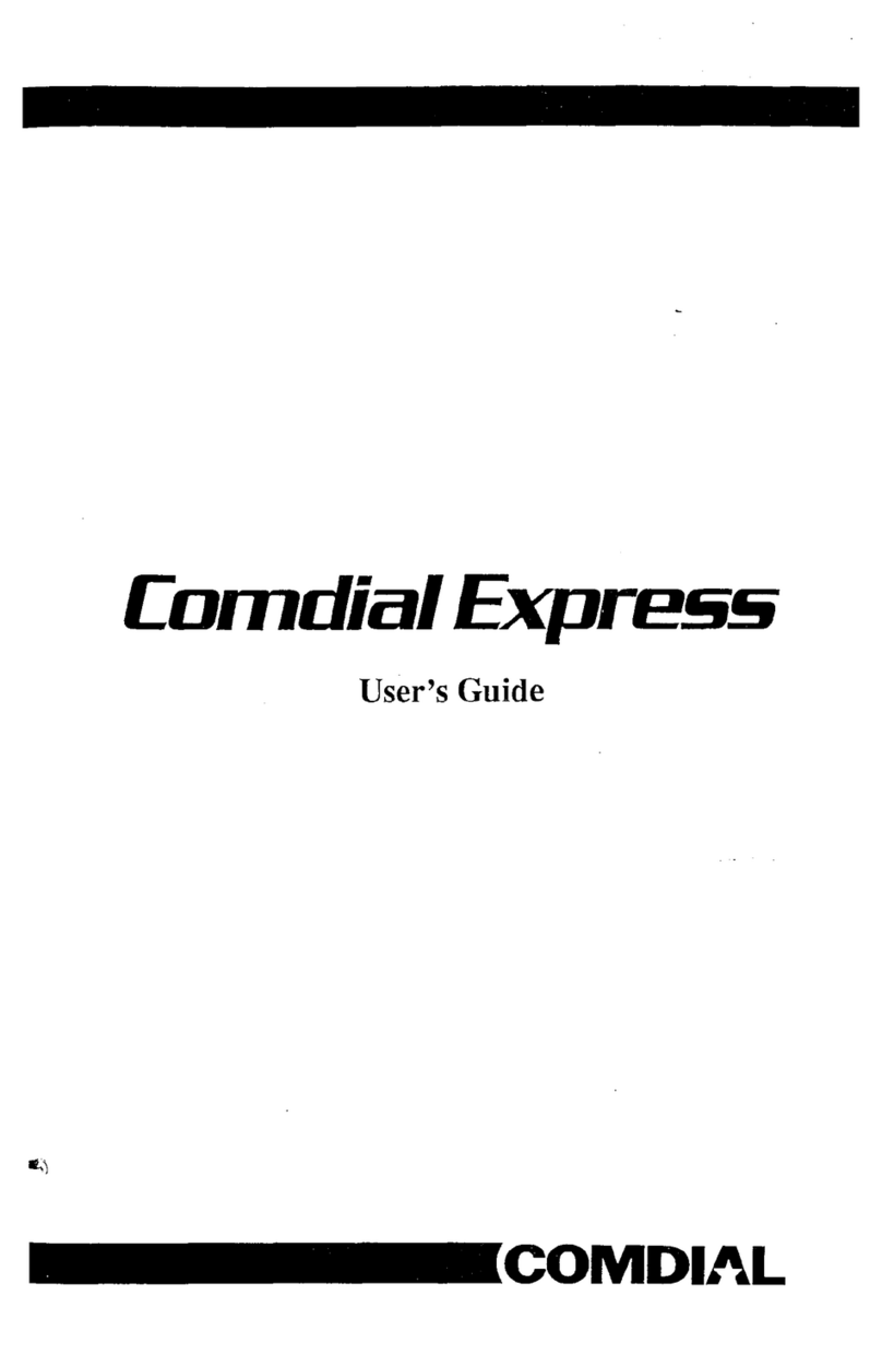 Comdial X34PT User manual Comdial X34PT User manual