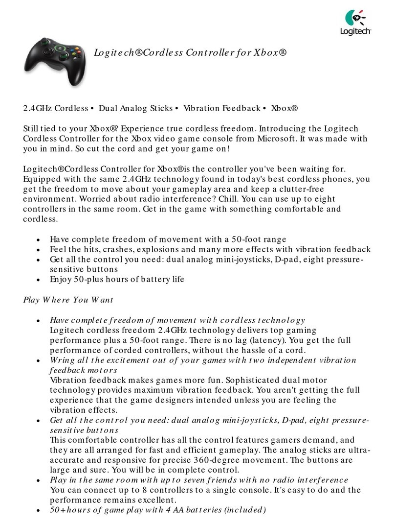 Logitech Bluetooth wireless hub User manual