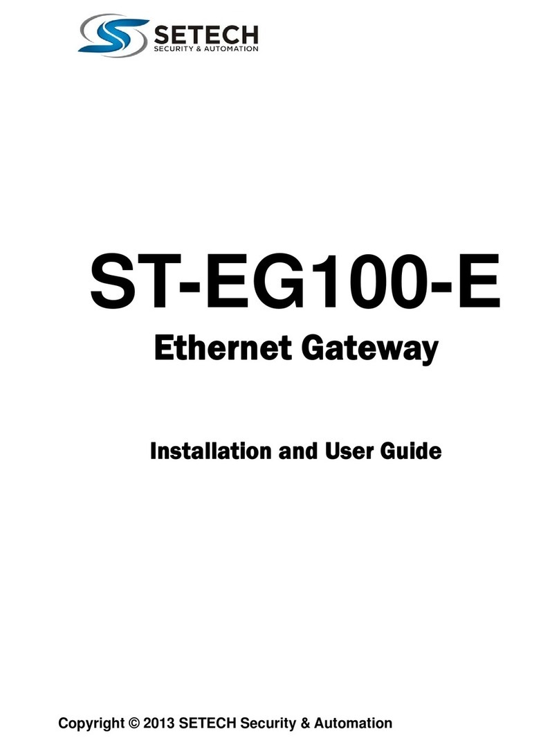 Setech ST-EG100-E User manual