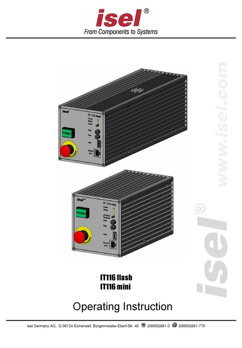 Isel IT116 flash User manual