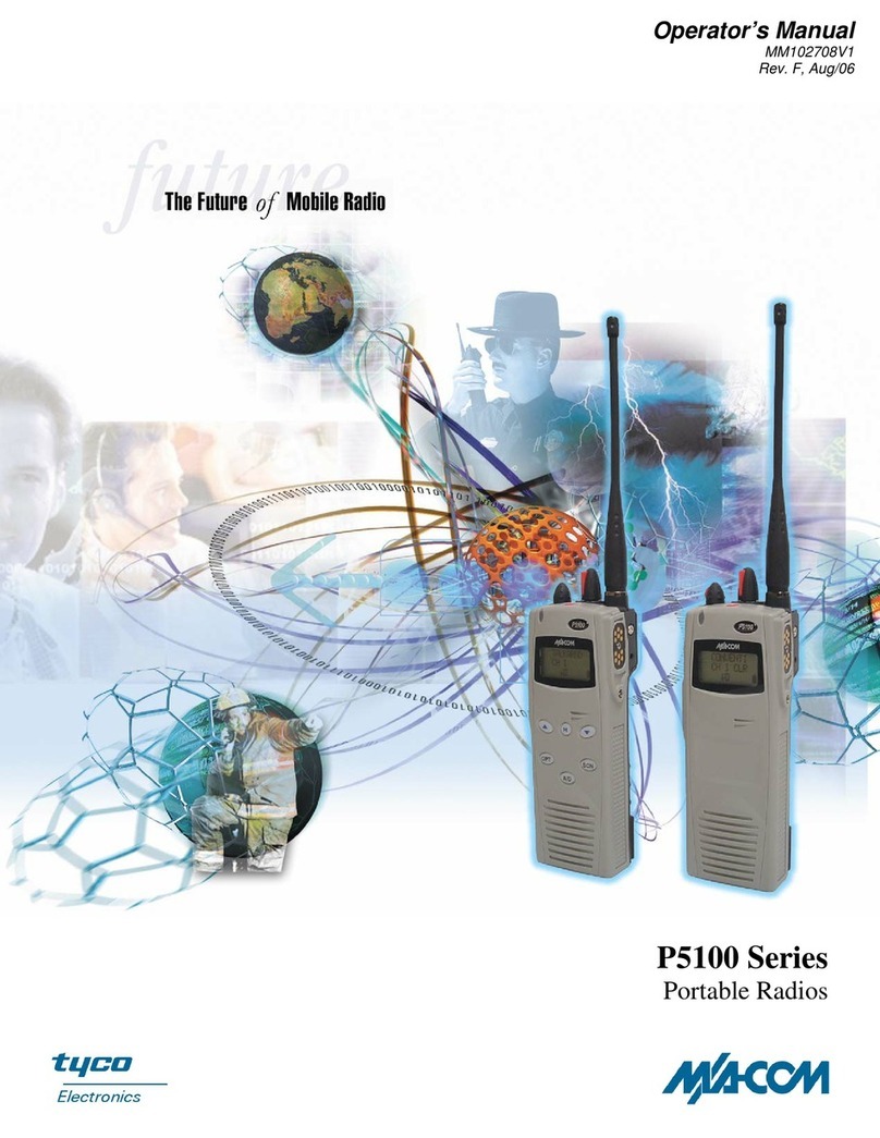 M/A-Com P5100 Series User manual