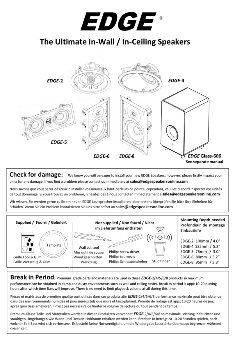 Edge EDGE-2 User manual