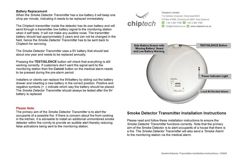 Chiptech 130809 User manual
