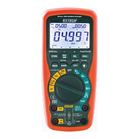 Extech Instruments EX540 User manual